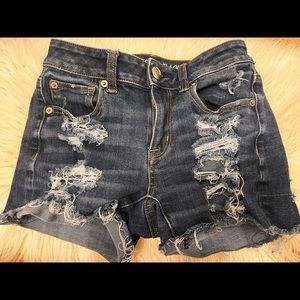 american eagle jean shorts